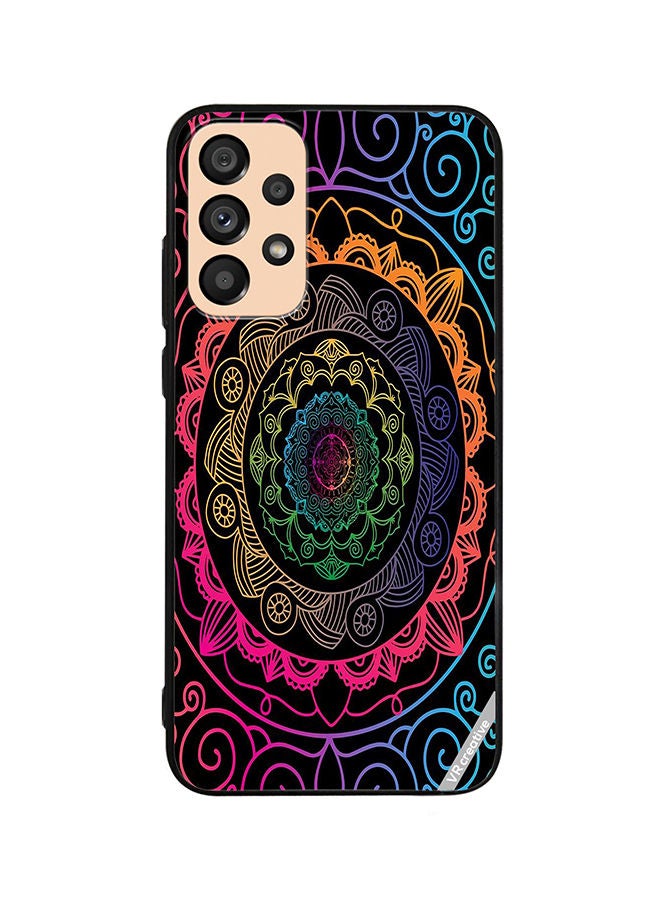 VR CREATIVE Protective Case Cover For Samsung Galaxy A72 Mandala Design Multicolour - Image 1