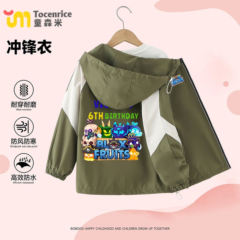Cartoon Children'S Coat Autumn Fashion Boys Clothes Boys Assault Clothes Autumn Clothes - Image 3