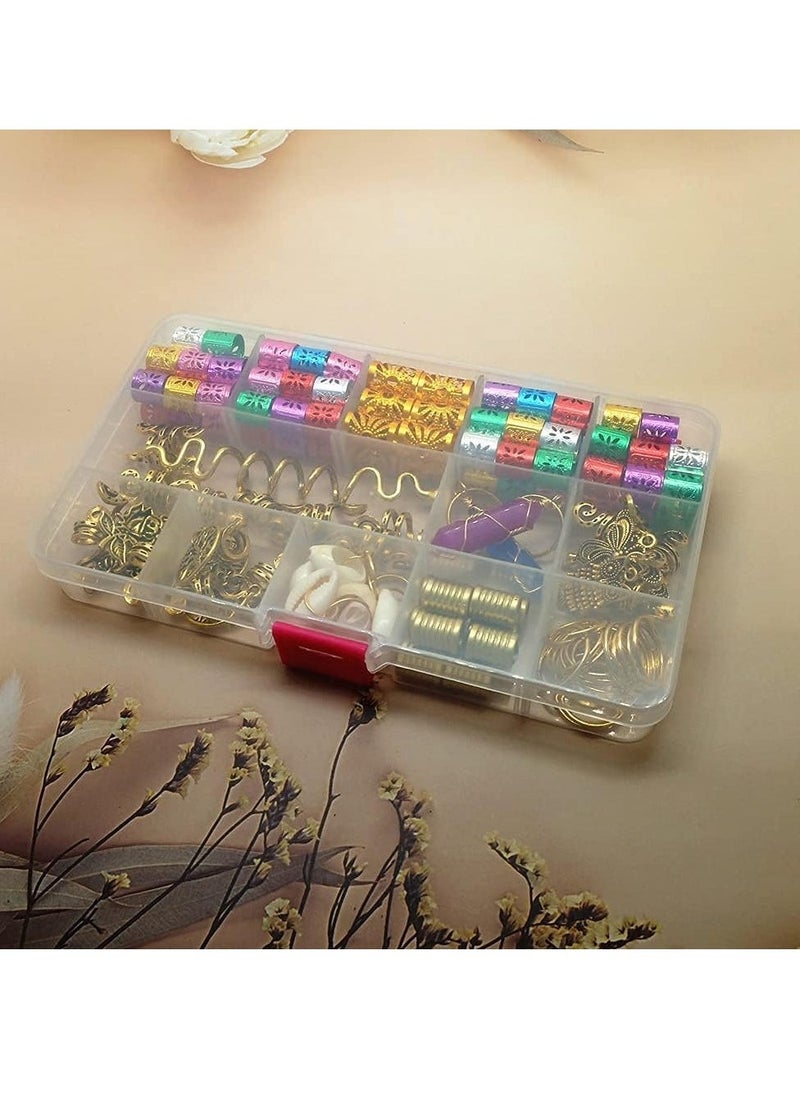 Dreadlock Hair Jewelry for Women - Crystal Gemstone Pendants, Colorful Hair Rings, and Cute Accessories like Butterfly, Rose, Shell, and Snake for Braided Hairstyles. - Image 4