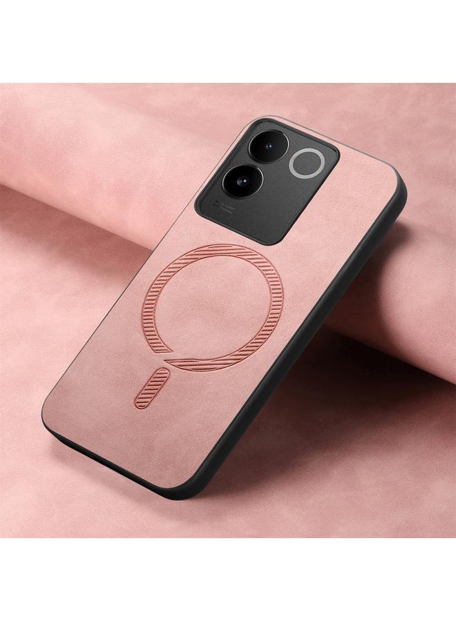 إيروريكس جراب لهاتف vivo iQOO Neo9 / Neo9 Pro 5G Retro Magsafe مغناطيسي PU غطاء خلفي للهاتف - Image 2