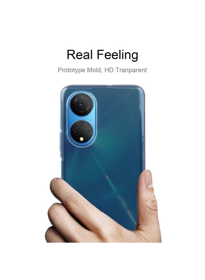 اس-توب جراب لهاتف Honor X7، جراب هاتف شفاف فائق النحافة مصنوع من مادة TPU بسمك 0.75 مم - Image 3
