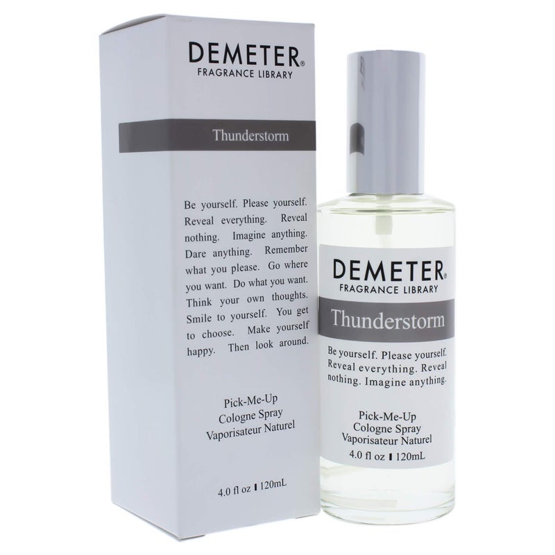 Demeter Cologne Spray for Unisex Thunderstorm 4 Ounce