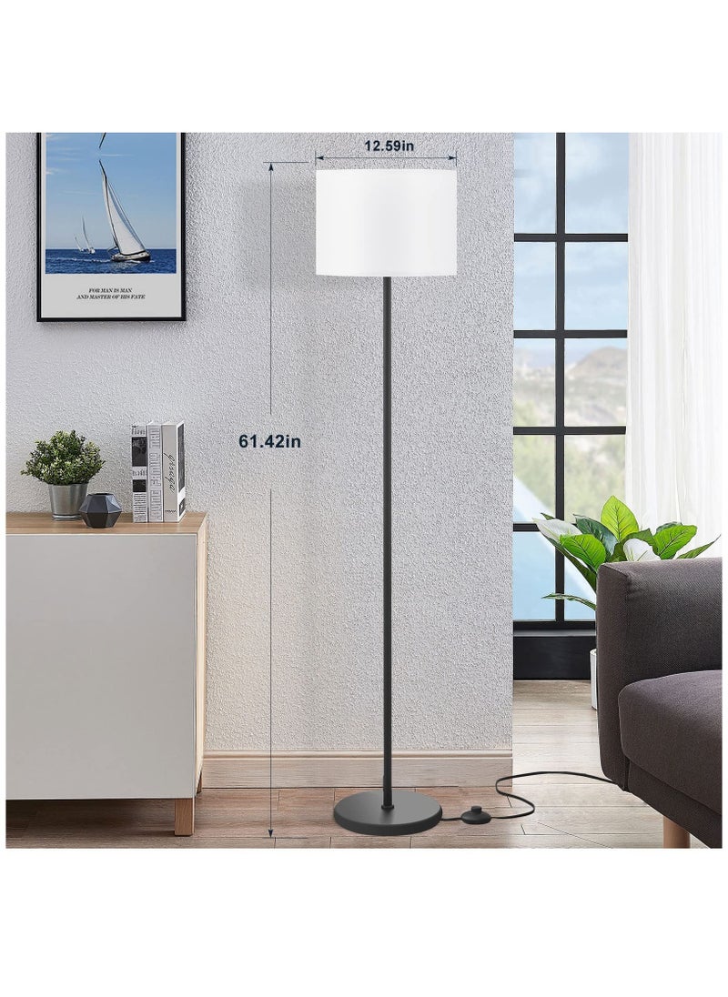 بوليفياز - مصباح أرضي LED بتصميم بسيط مع مفتاح قدم (بدون لمبة) - Image 1