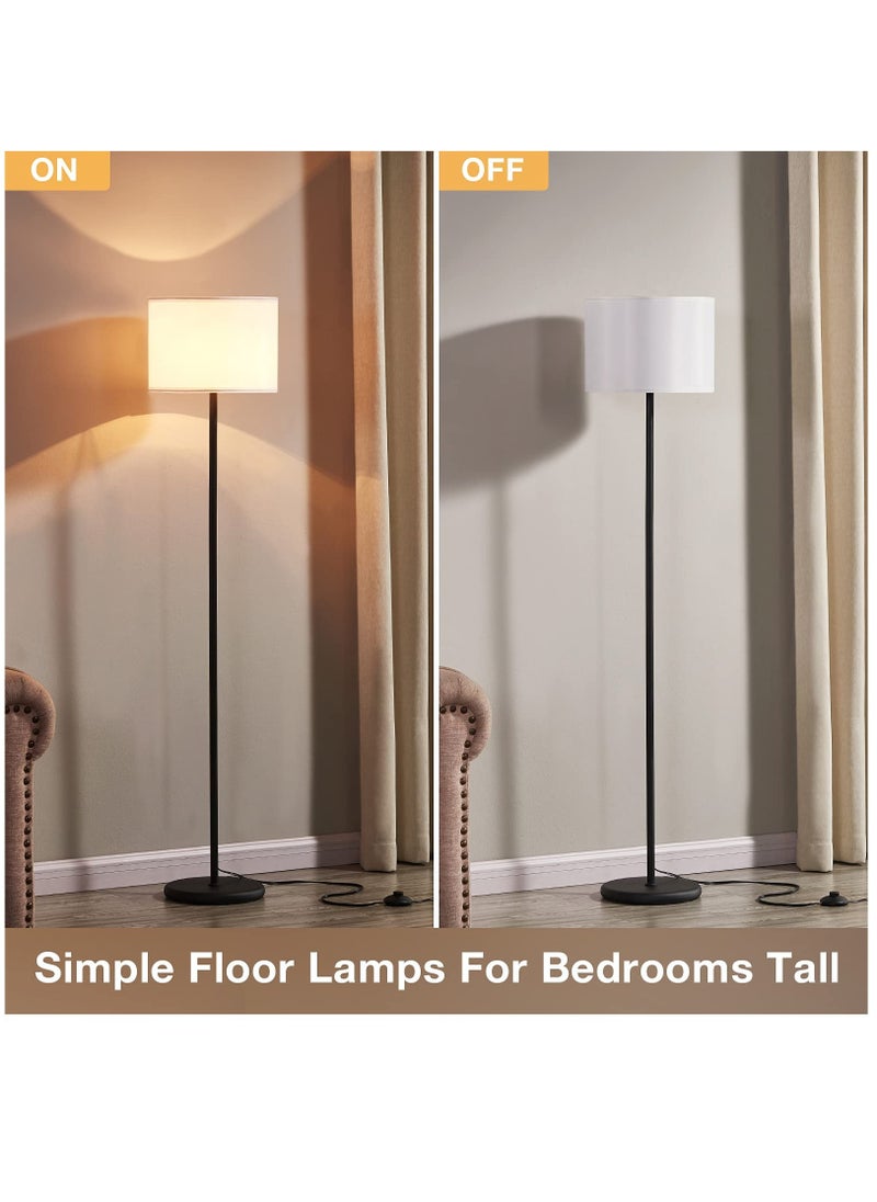 بوليفياز - مصباح أرضي LED بتصميم بسيط مع مفتاح قدم (بدون لمبة) - Image 1