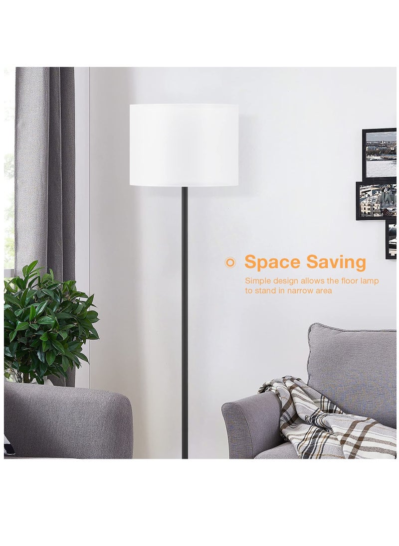 بوليفياز - مصباح أرضي LED بتصميم بسيط مع مفتاح قدم (بدون لمبة) - Image 1
