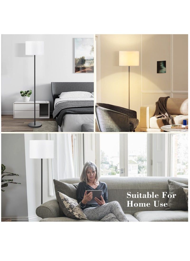 بوليفياز - مصباح أرضي LED بتصميم بسيط مع مفتاح قدم (بدون لمبة) - Image 1