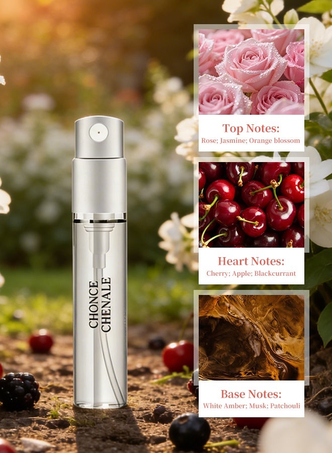 MARK HIM Premium Mini Perfume Gift Set for Women, 5x3ml Travel Size, Long-Lasting Floral & Oriental Fragrances, Alcohol-Based Eau de Parfum Sampler, Perfect for Gifting & Daily Use - Image 3