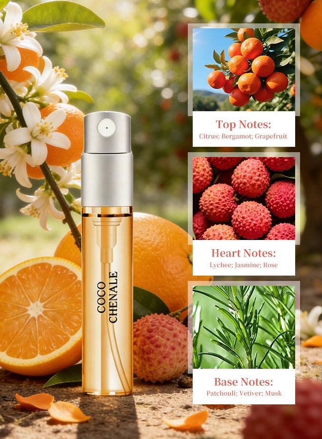 MARK HIM Premium Mini Perfume Gift Set for Women, 5x3ml Travel Size, Long-Lasting Floral & Oriental Fragrances, Alcohol-Based Eau de Parfum Sampler, Perfect for Gifting & Daily Use - Image 4