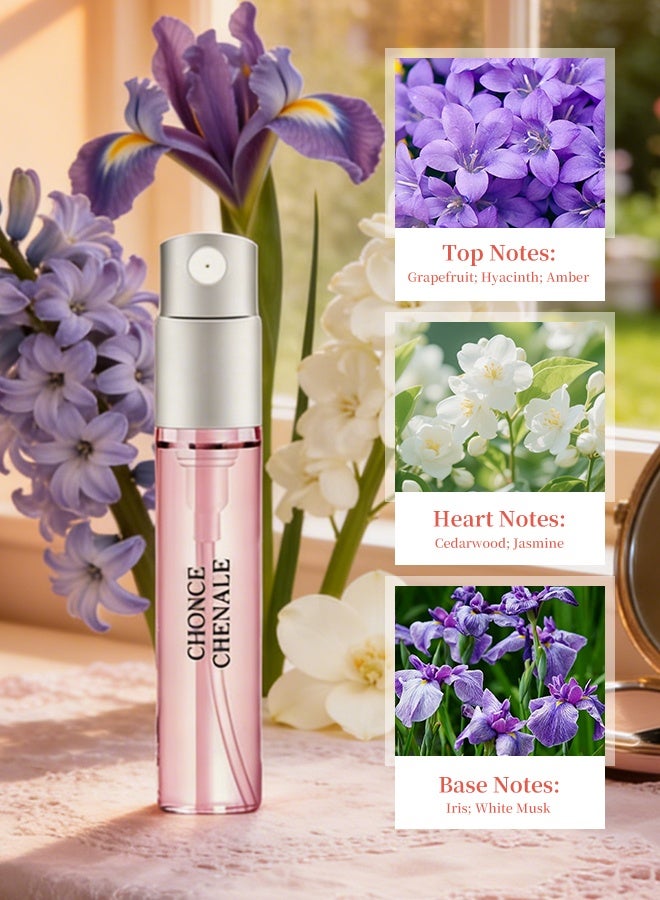 MARK HIM Premium Mini Perfume Gift Set for Women, 5x3ml Travel Size, Long-Lasting Floral & Oriental Fragrances, Alcohol-Based Eau de Parfum Sampler, Perfect for Gifting & Daily Use - Image 5