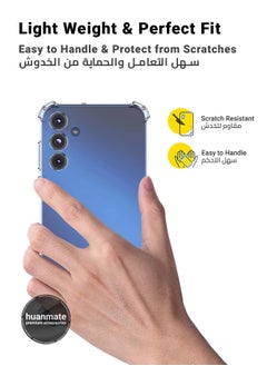 huanmate Samsung Galaxy A35 Shock Proof Case Cover - Ultra Clear, Durable & Accurate Cut-outs - Scratch, Dust & Smudge Protection - Clear Silicon Back Cover for Samsung Galaxy A35  - Image 3