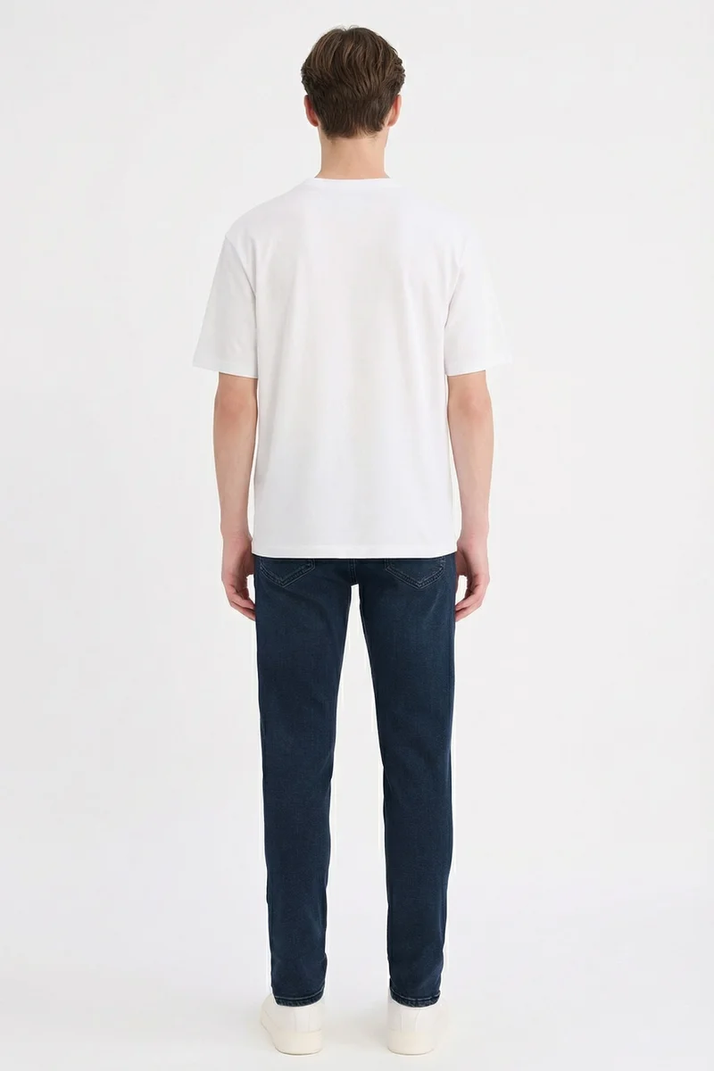 Defacto  Carlo Skinny Fit Regular Waist Extra Slim Leg Jeans for Men | Best Price UAE