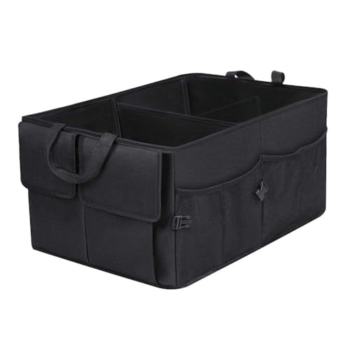Shelzi Car Trunk Organizer Collapsible Folding Car Trunk Storage Accessories Bag, Car Boot Storage Organizer, Sturdy Cargo Trunk Storage Organizer - Image 1