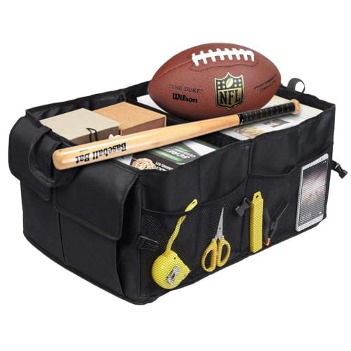 Shelzi Car Trunk Organizer Collapsible Folding Car Trunk Storage Accessories Bag, Car Boot Storage Organizer, Sturdy Cargo Trunk Storage Organizer - Image 3