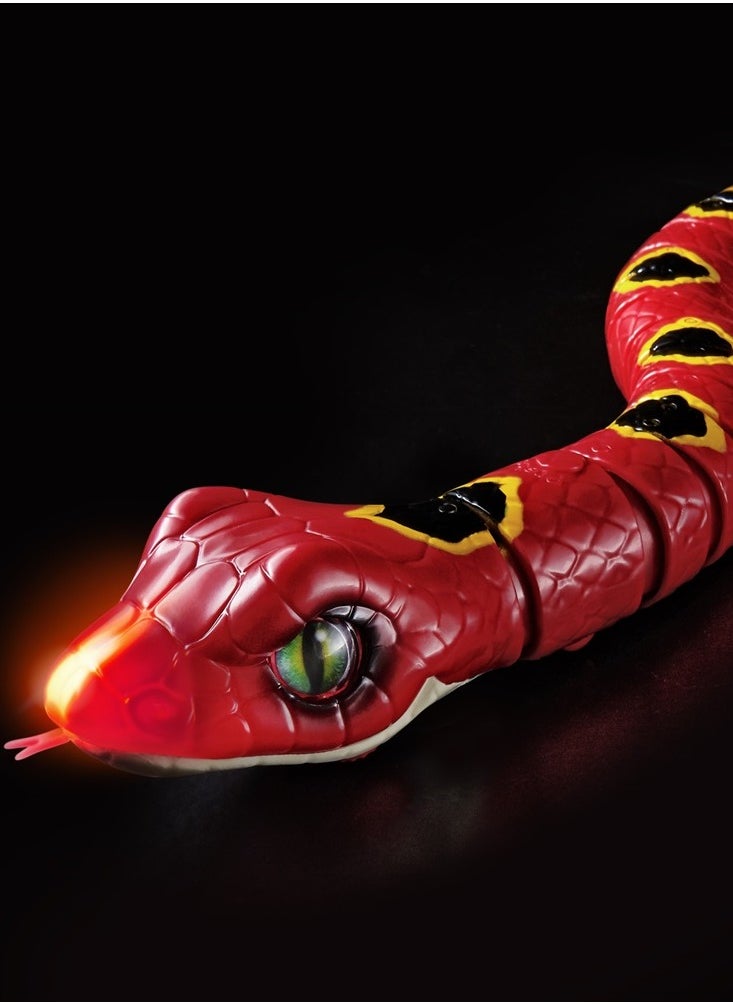 ROBO ALIVE - ZURU ROBO ALIVE Robotic Pet Slithering SNAKE for Ages 3+ (Red) - Image 1