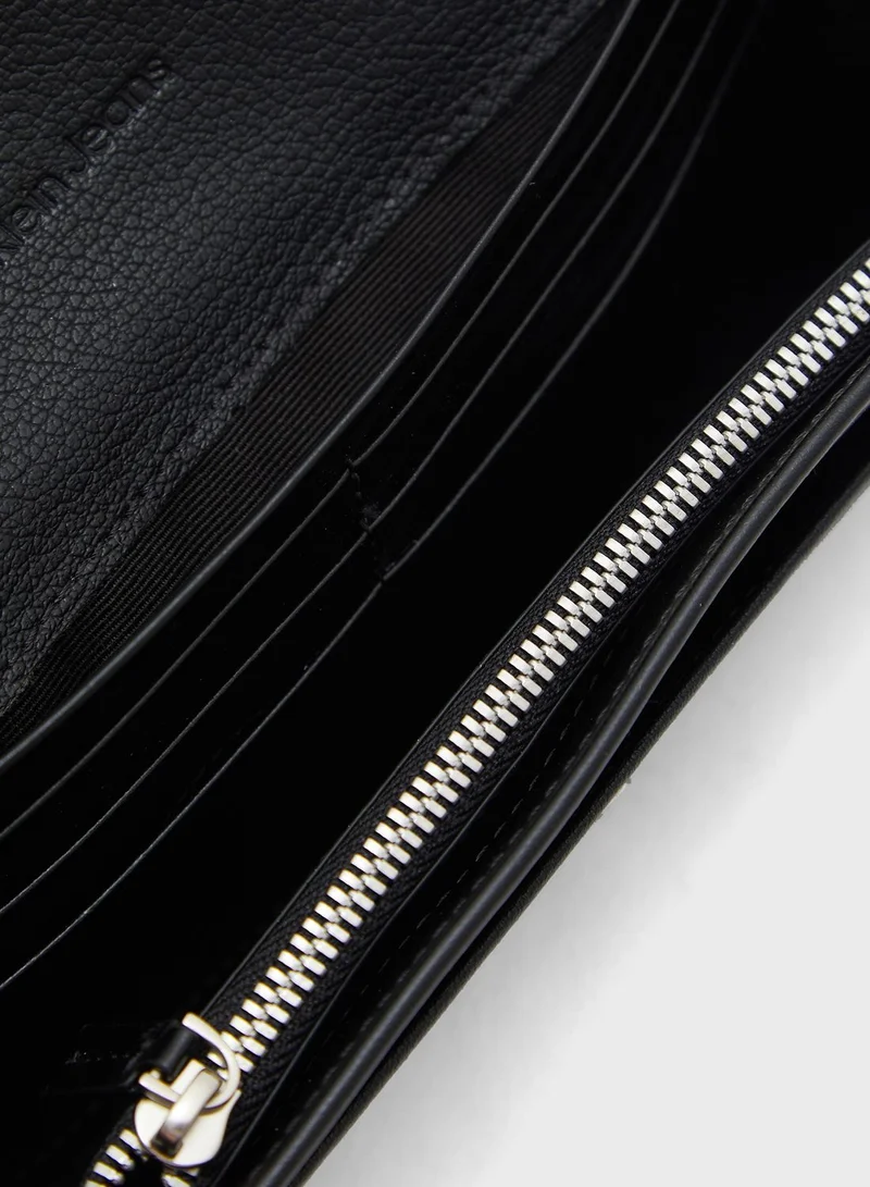 Calvin Klein Jeans Monogram Long Fold Wallet