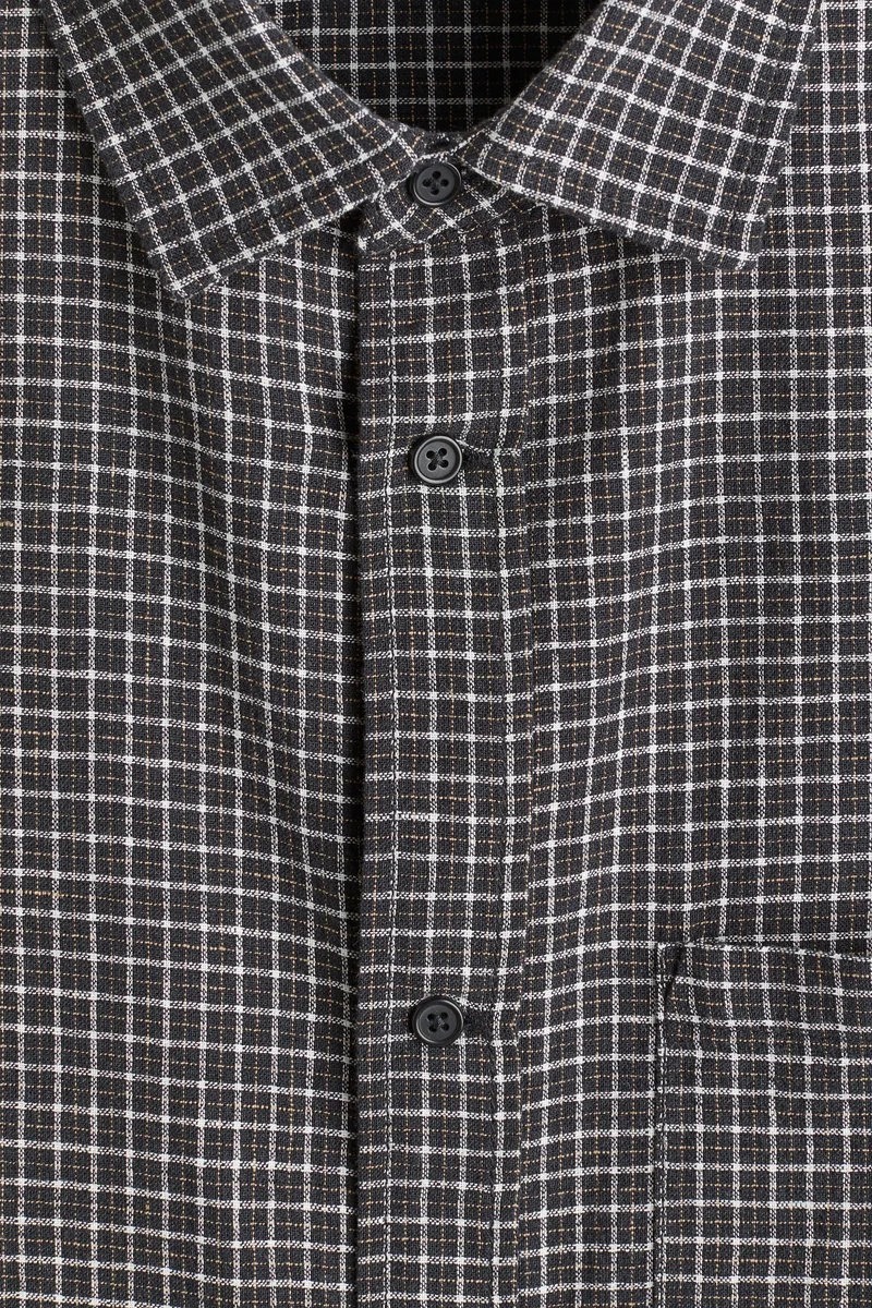 H&M  Oversized Fit Short-sleeved linen-blend shirt for Men | Best Price UAE