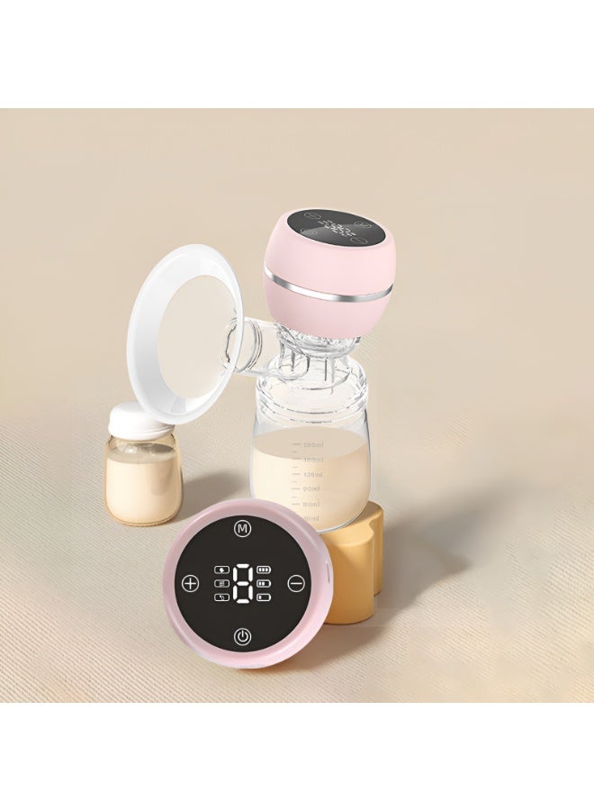 رويالباكل شفاط حليب كهربائي بشاشة LCD – محمول، قابل للشحن، هادئ ومريح مع زجاجة خالية من مادة BPA - Image 1