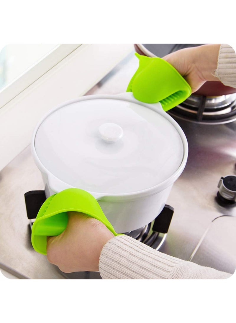 Ramkuwar with device of R Ramkuwar Set of 2 Silicone Microwave Oven Heat Resistant Pinch Grip Mitten Oven Mitt Gripper 