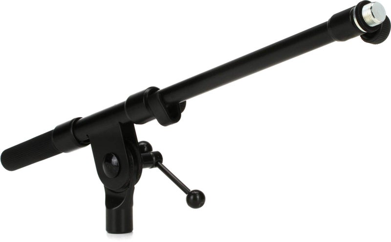 KM K&M - König & Meyer 21110.500.55 - Classic Two-Piece Telescopic Boom Arm - Smooth, Silent and Scratch Free Position Changes - Professional Grade for all Musicians - German Made - Black - Image 1