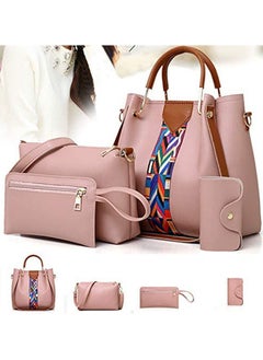 4 Pack Women Handbag Set, Soft PU Leather Top Handle Bags Set, Tote Bag, Shoulder Bags Crossbody Bag Wallet Purse