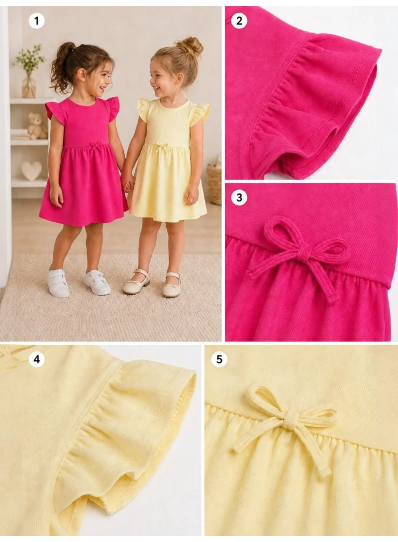 victor and jane Ruffle Sleeve Dress