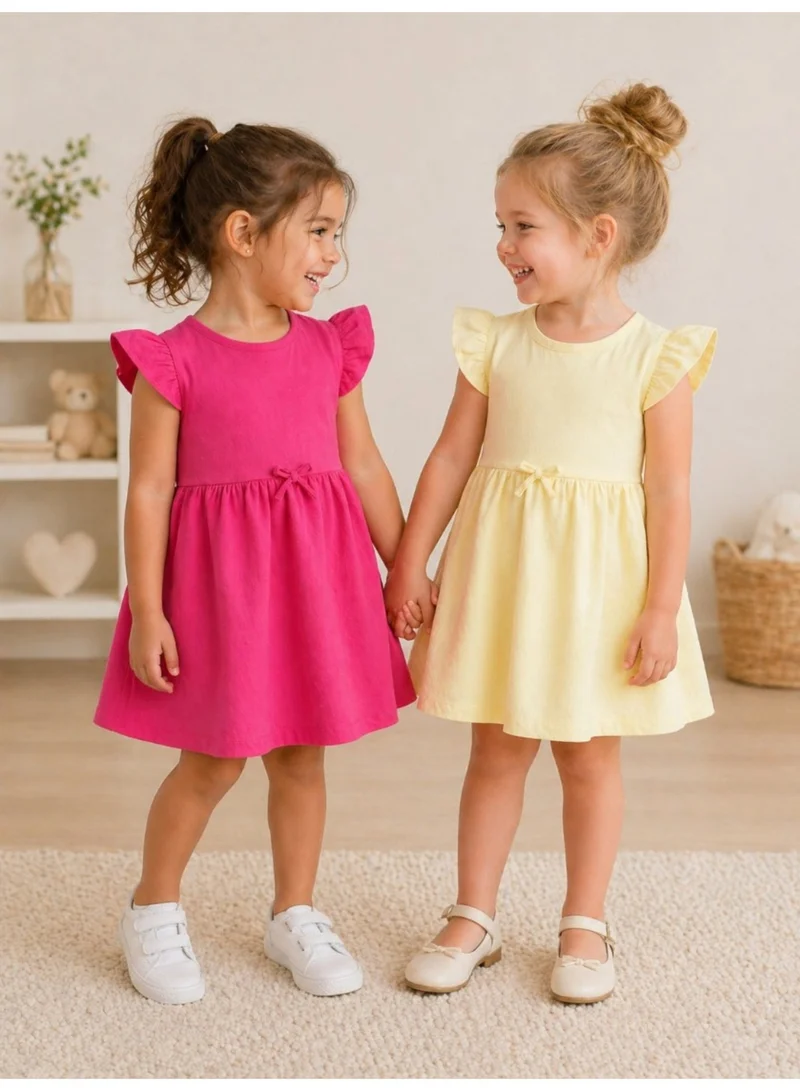 victor and jane Ruffle Sleeve Dress