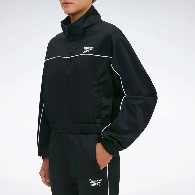Reebok Black Reebok Justine Piping 2PC Women's Tracksuit - Black for Women | Best Price UAE
