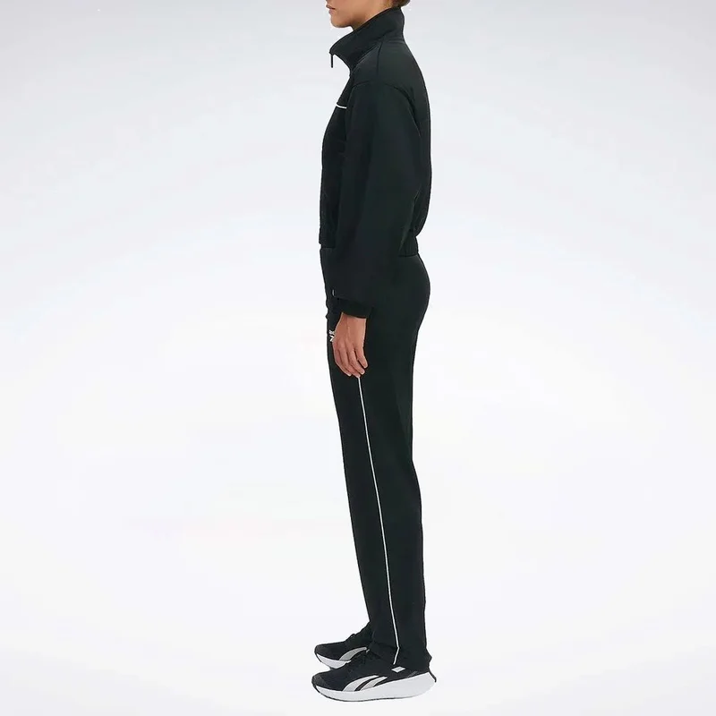 Reebok Black Reebok Justine Piping 2PC Women's Tracksuit - Black for Women | Best Price UAE