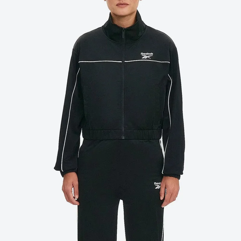 Reebok Justine Piping 2PC Women's Tracksuit - Black