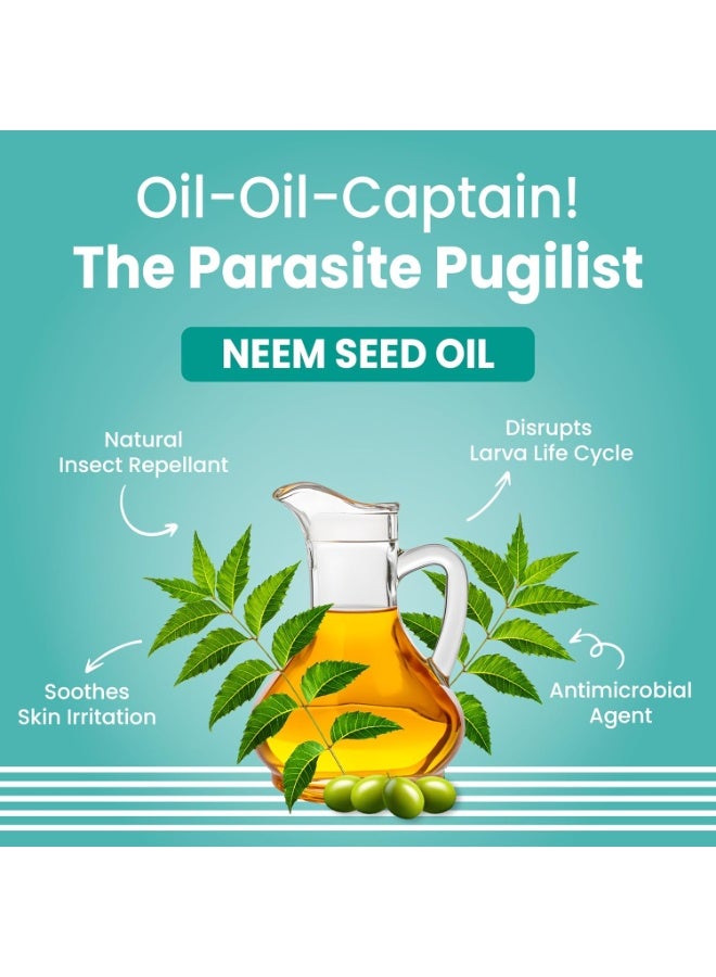 Bark out Loud Tick and Flea Shampoo for Dogs Cats Neem Citronella Kills Repels Parasites Lice Soothes Itching Fresh Smell Spa Care 200ml - Image 2