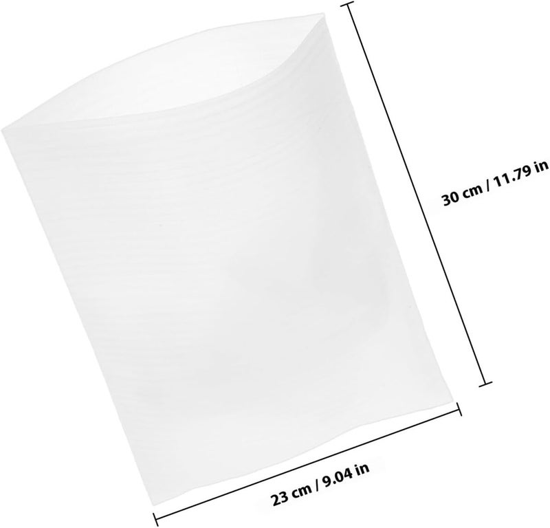 100 قطعة من أكياس الفوم البيضاء مقاس 23 × 30 سم من شركة Ciieeo، أكياس قطن لؤلؤي Epe مبطنة، فوم تغليف مضاد للصدمات للأطباق الهشة والأواني الزجاجية ومستلزمات النقل والشحن. - Image 2