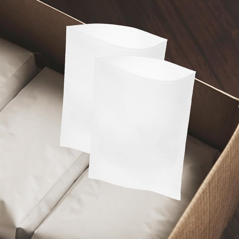100 قطعة من أكياس الفوم البيضاء مقاس 23 × 30 سم من شركة Ciieeo، أكياس قطن لؤلؤي Epe مبطنة، فوم تغليف مضاد للصدمات للأطباق الهشة والأواني الزجاجية ومستلزمات النقل والشحن. - Image 4