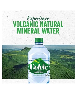 Volvic Volvic Natural Water, Mineral Drinking Water, Sustainably Sourced Water Bottle, Case Of 12 X 1.5L Volvic Bottles  - Image 4