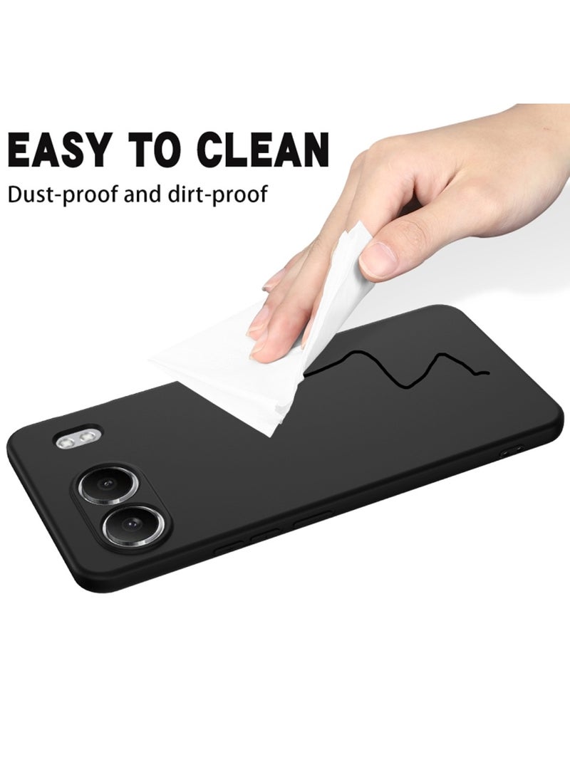 دبليو تيك غطاء حماية سائل سائل ناعم من ون بلس نورد 4 5 جي 2024 - أسود - Image 4