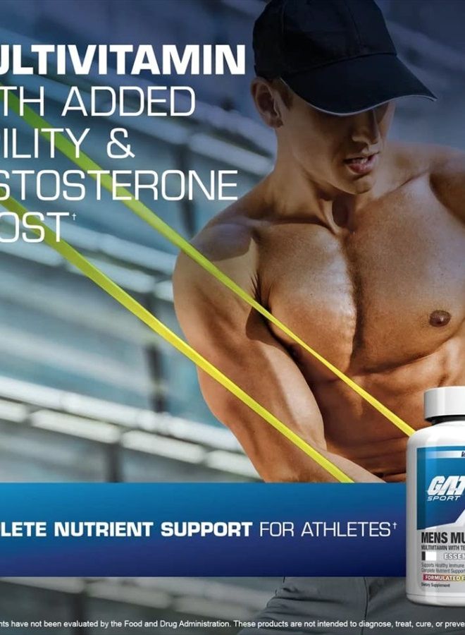GAT SPORT Men's Multi + Test, Premium Multivitamin Tablets (60 Count) - Image 5