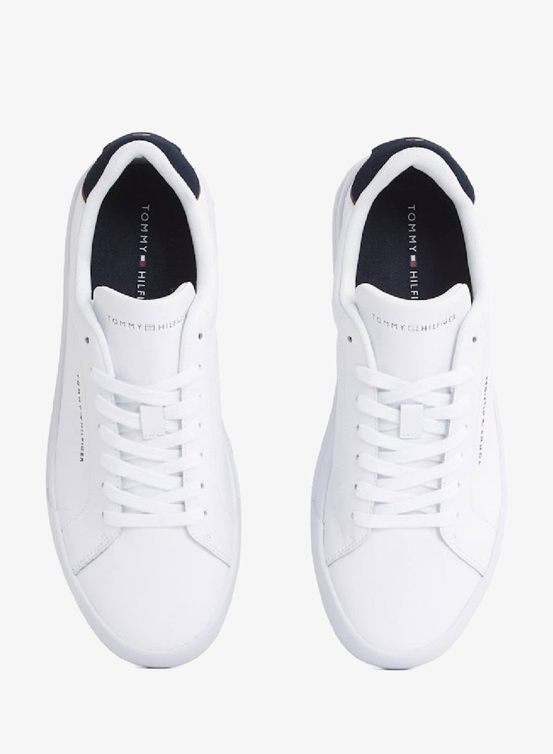 TOMMY HILFIGER Leather Sneakers - Image 4