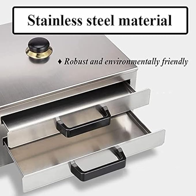 آلة طهي الأرز بالنودلز على البخار، آلة طهي الأرز بالنودلز الصينية المصنوعة من الفولاذ المقاوم للصدأ، آلة طهي الطعام بالبخار مع غطاء قابل للإزالة، للاستخدام التجاري أو المنزلي، طبقة واحدة، طبقتان، طبقتان - Image 4