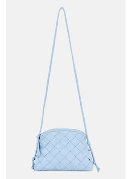 Moda Luxe Women Calista Crossbody Bag 25 L x 20 H x 6 W cm, Light Blue  - Image 1