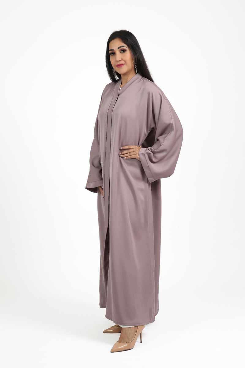 Nikias Nida plain abaya with full buttons - Image 2