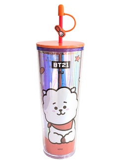 BT21 Collection Double Wall Plastic Tumbler with Straw (800mL)(RJ)