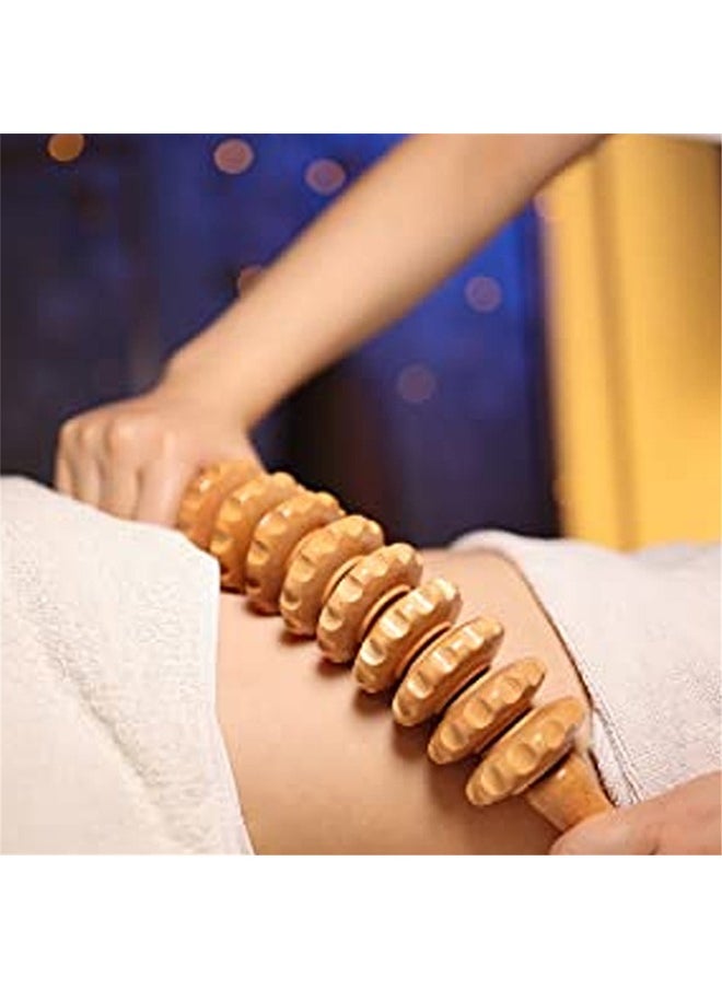 Generic - Wood Therapy Massage Tools Wood Therapy Anti Cellulite Massager for Body Shaping Wooden Manual Massage Tools Perfect for Full Body Muscle Pain Relief - Image 1