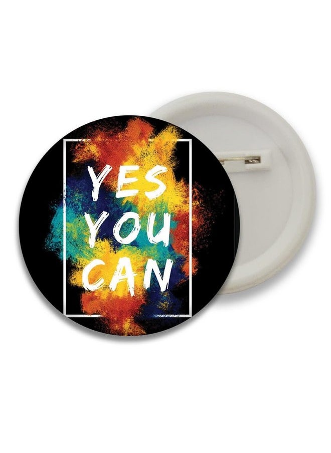 D2c D2C® Plastic Motivational Quotes Round Pin Button Badge - Perfect for Boys, Girls, Men & Women Trendy Batches for Bags, Backpacks Ideal Birthday Gift, Party Favor Size 58mm Multicolor Pack of 5 D2  - Image 2