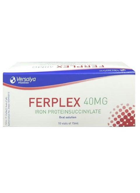 Ferplex 40 mg Oral Solution 15 mL Vial 10's