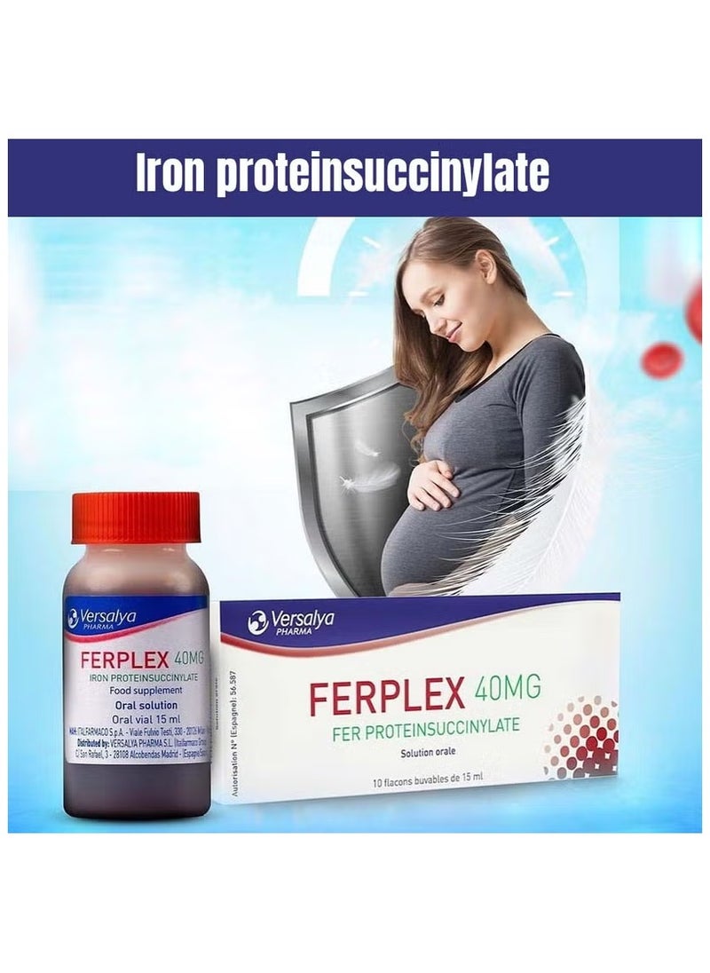 Versalya PHARMA - Ferplex 40 mg Oral Solution 15 mL Vial 10's - Image 1