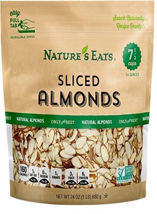 Nature's Eats, Sliced Almonds, 24 Oz - Image 1