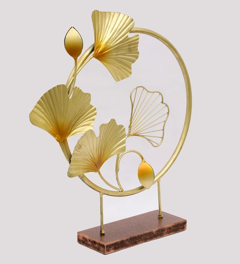 vedas Multicolor Metal MDF Cielo 4 Ginko Table Decor Showpiece Figurine for Living Room Bedroom Dining Room Hallway Office Hotel Home Decor Size 18 x 21 Inches - Image 2