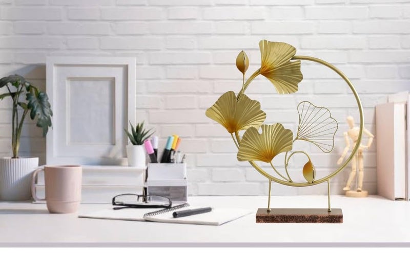 vedas Multicolor Metal MDF Cielo 4 Ginko Table Decor Showpiece Figurine for Living Room Bedroom Dining Room Hallway Office Hotel Home Decor Size 18 x 21 Inches - Image 5