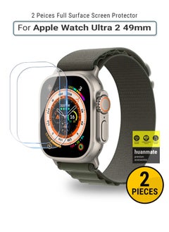 2 Pieces Premium Screen Protector For Apple Watch Ultra 2 49mm Clear