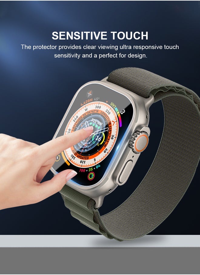 huanmate - 2 Pieces Premium Screen Protector For Apple Watch Ultra 2 49mm Clear - Image 1