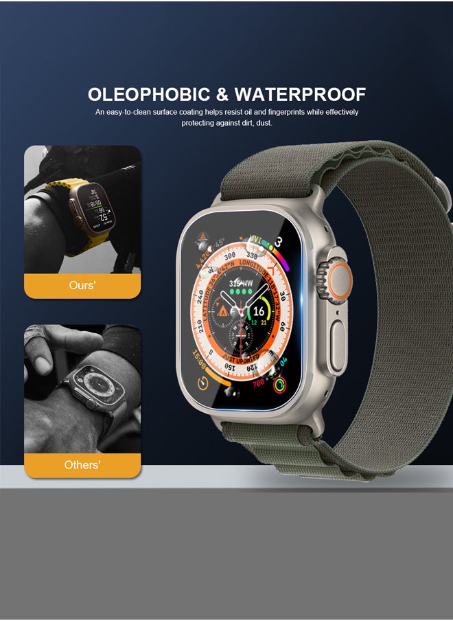 huanmate - 2 Pieces Premium Screen Protector For Apple Watch Ultra 2 49mm Clear - Image 1
